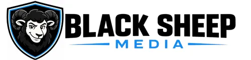 Back Sheep Media's Logo.