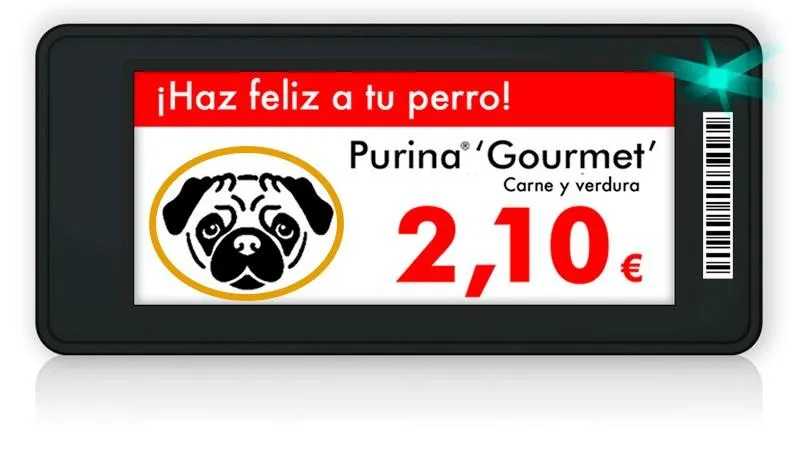 ESL 2.9" Electronic Shelf Label, Etiqueta Electrónica precios