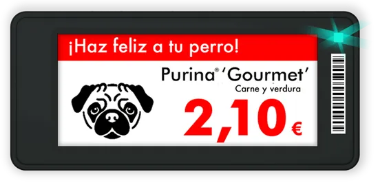 ESL 2.9" Electronic Shelf Label, Etiqueta Electrónica precios