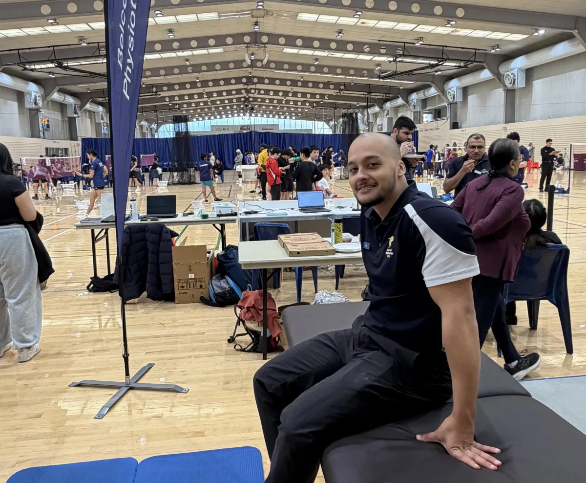 Belconnen Physiotherapy Clinic at the ACT Badminton Open