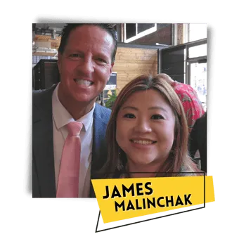 Phyllis Song with James Malinchak, Founder of Big Money Speaker