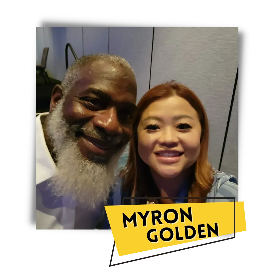Phyllis Song with Myron Golden, Founder of Skillionaire Enterprises