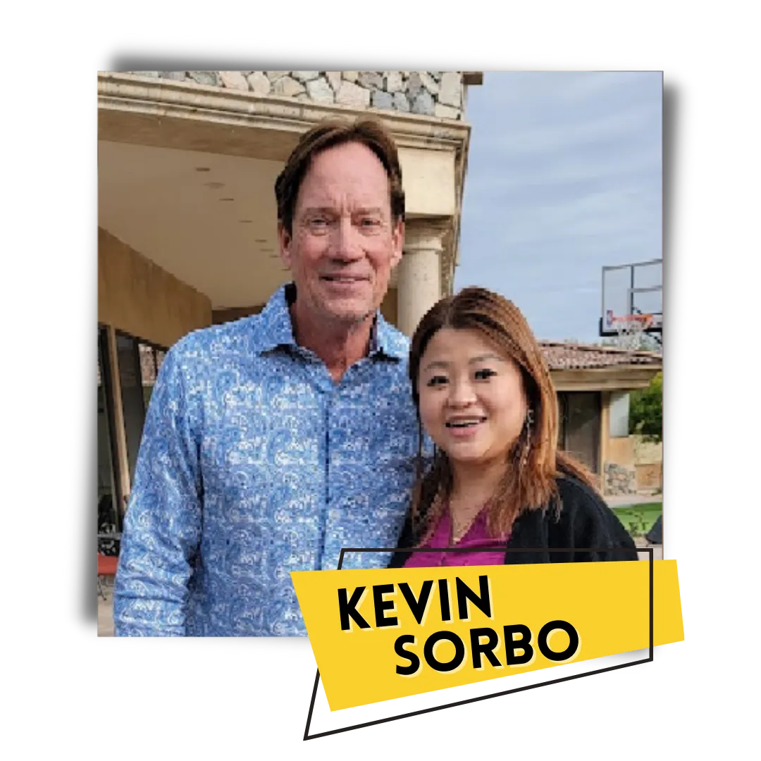 Phyllis Song with Kevin Sorbo, Actor & Director