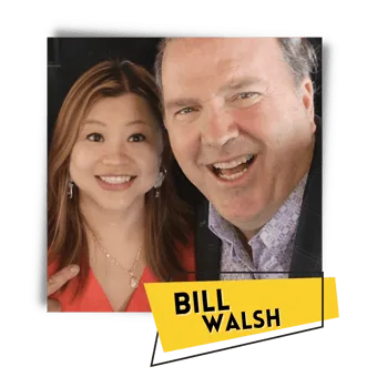 Phyllis Song with Bill Walsh, Founder  CEO of Powerteam International