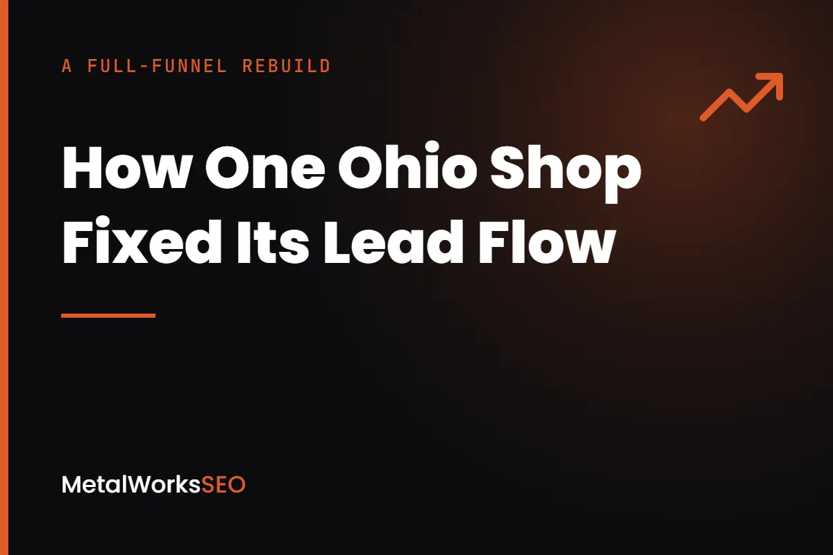 How MetalWorks SEO Helped an Ohio Custom Metal Fabricator Generate More Qualified Leads