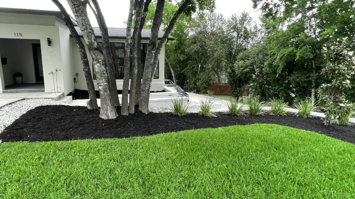 San Antonio Mulch Landscape