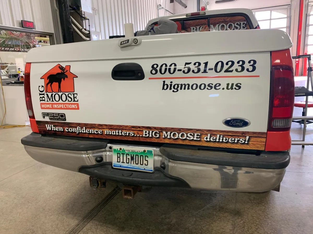 "Professional Commercial Decal Installation service by GB Enterprises AutoCare, located in Green Bay, WI . High-quality application on vehicle, demonstrating expert craftsmanship and attention to detail."