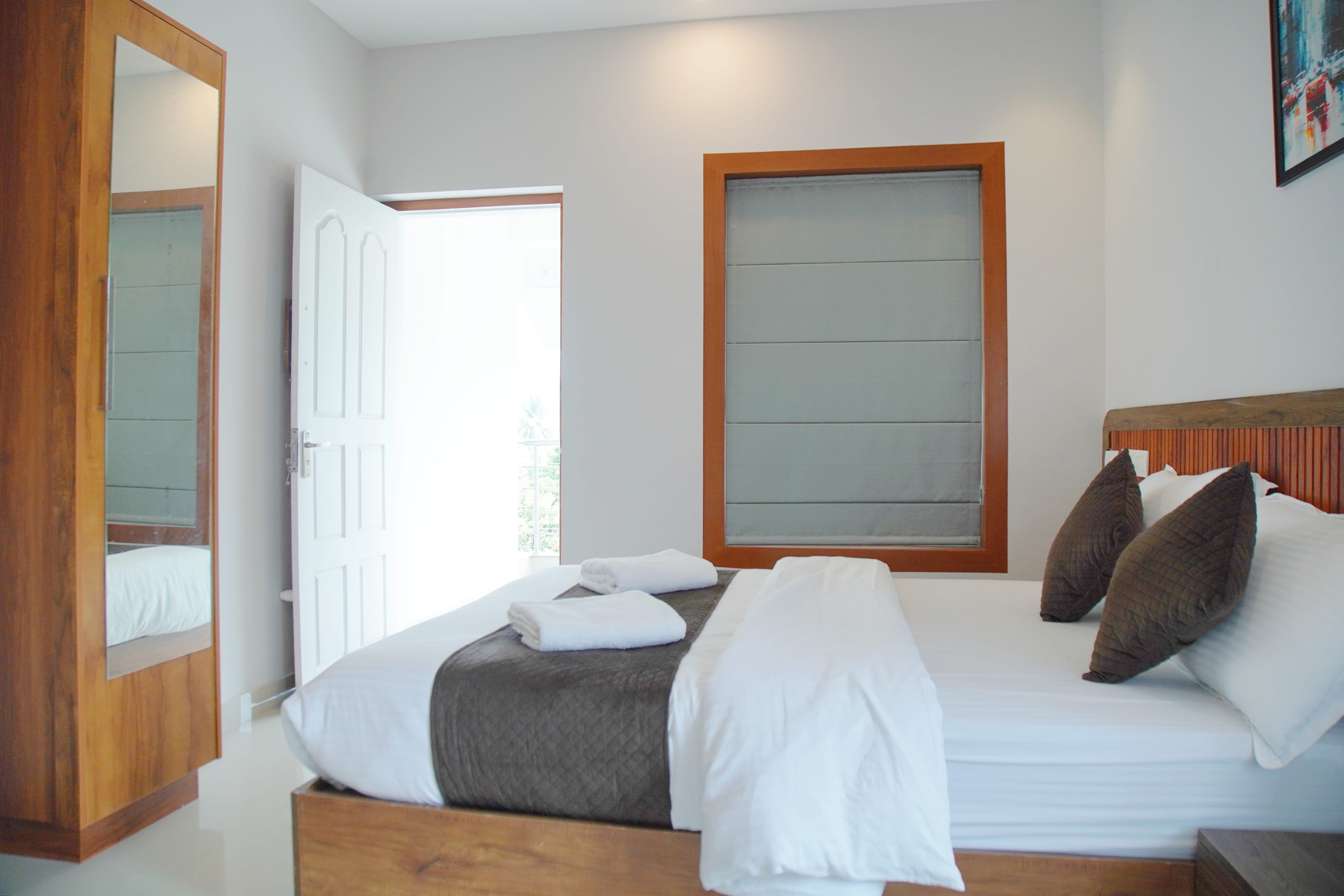 2BHK serviced apartment with balcony