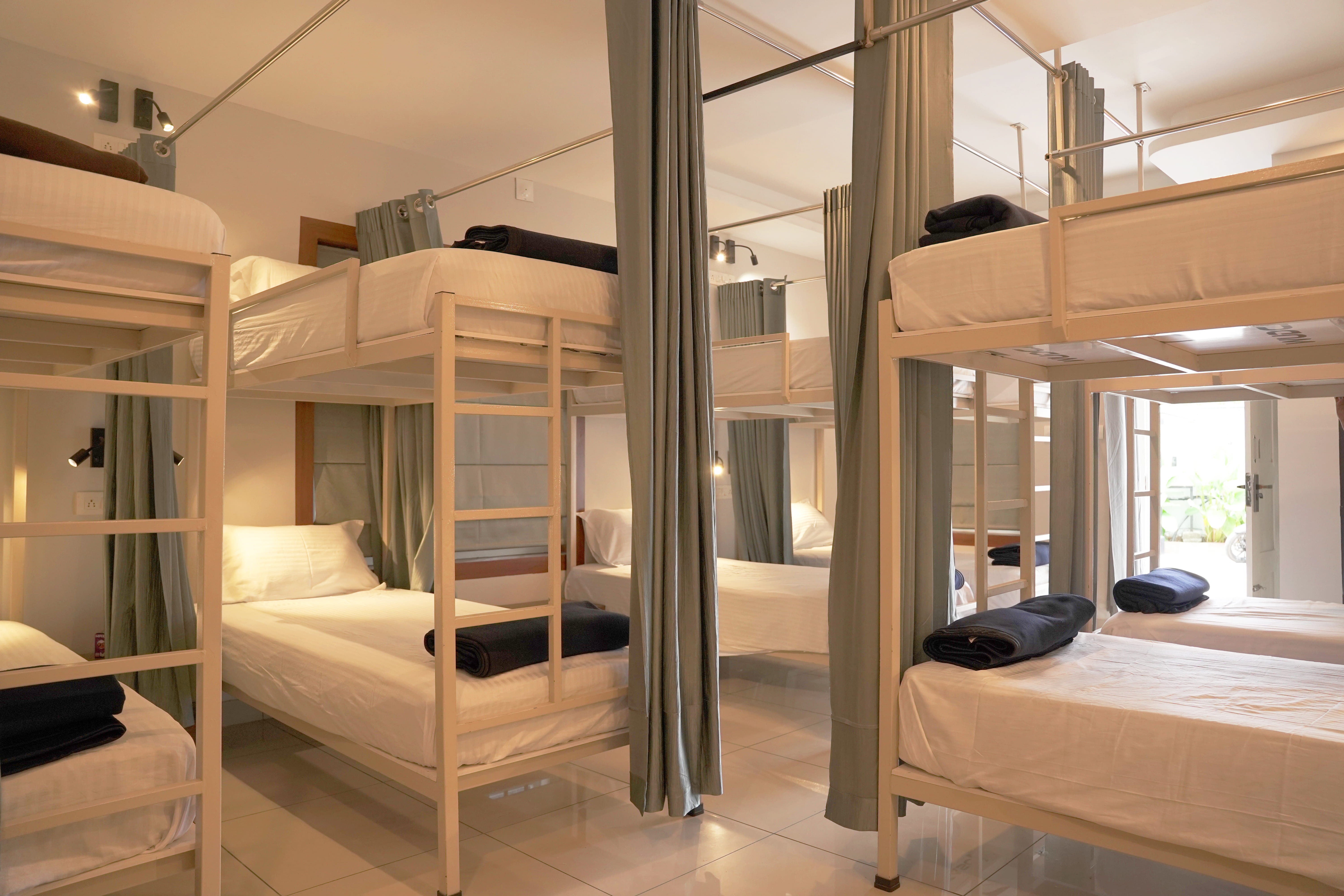 Dormitory beds at CityStay Suites