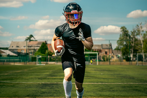 Male Athlete Preventing Injury Through Improved Performance