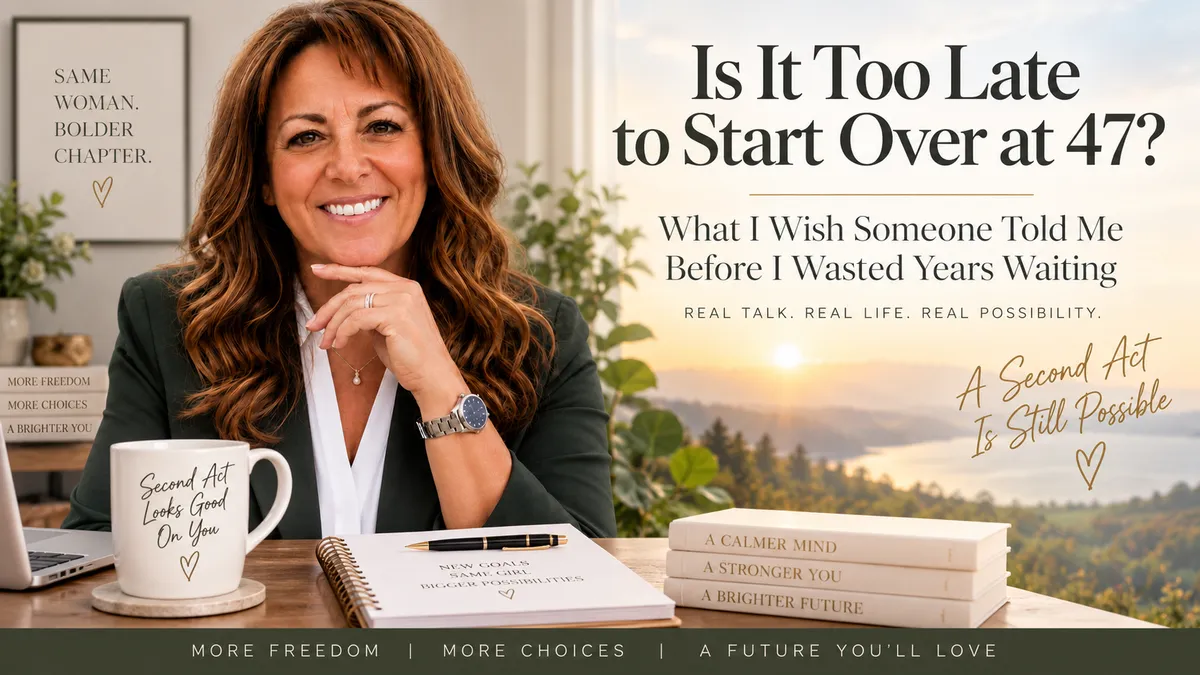 Is It Too Late to Start Over at 47? What I Wish I Knew