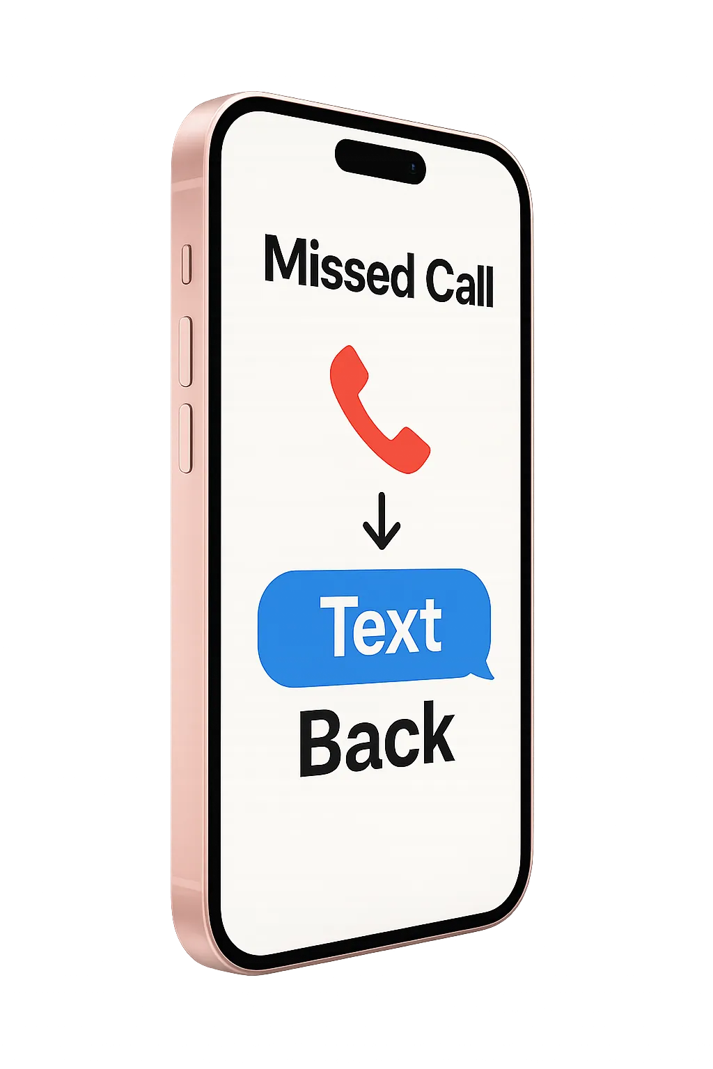 Missed-call text back automation