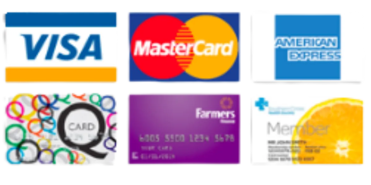 Payment Options: Visa, Mastercard, Q Card, Farmers
