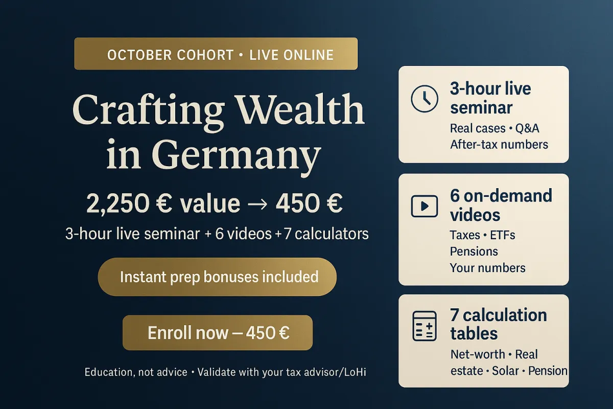 Course content overview
