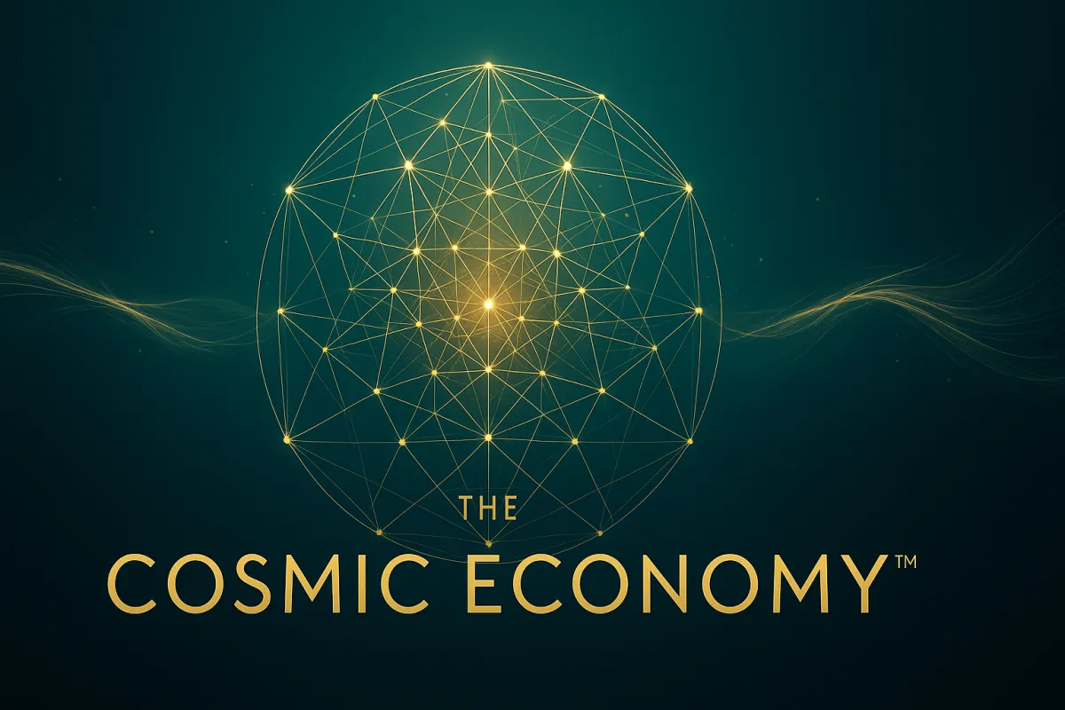 The Cosmic Economy logo lockup