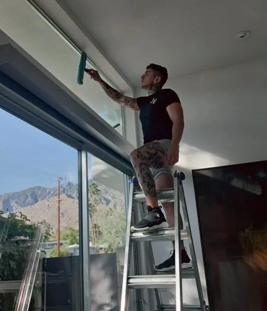 Home near a golf course with micro-mesh and bird-deterrent netting on rooftop panels