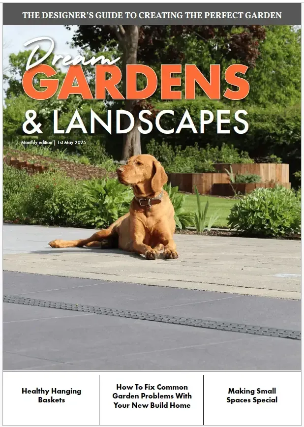 Landscape design by Peninsula Stone Landscapes showcasing a beautifully crafted patio and garden space.