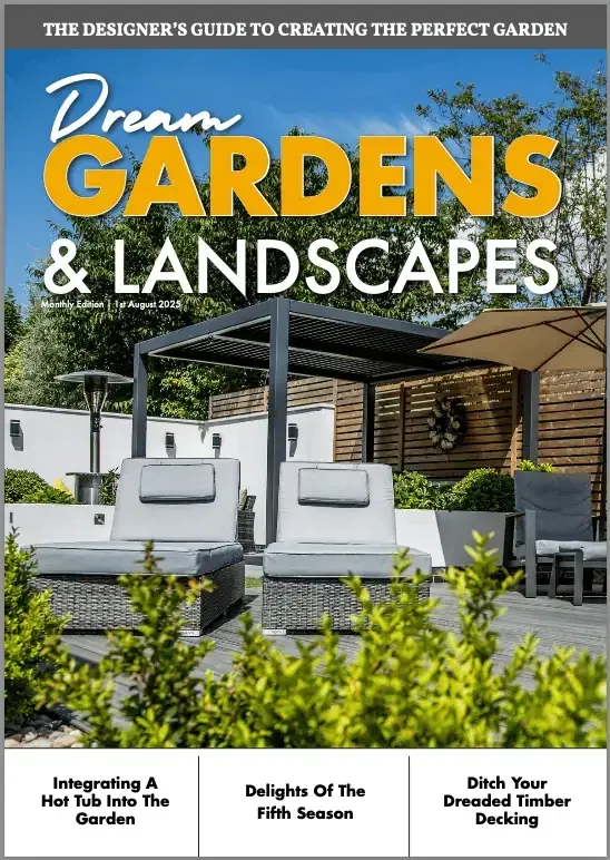 Landscape design by Peninsula Stone Landscapes showcasing a beautifully crafted patio and garden space.