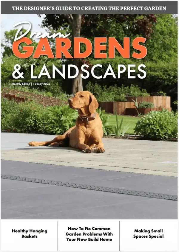 Landscape design by Peninsula Stone Landscapes showcasing a beautifully crafted patio and garden space.
