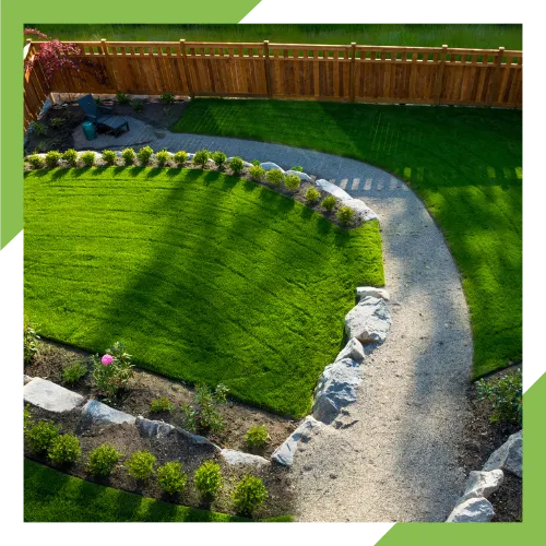 Commercial landscaping services for a clean business outdoor space 