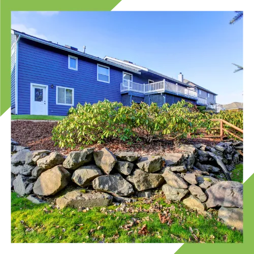 Retaining Wall in Wenatchee, WA for a safer sloped yard