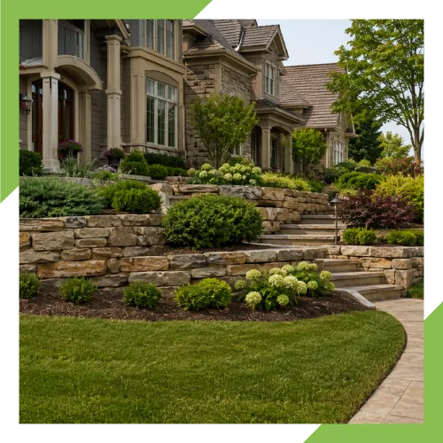 Retaining wall contractor planning a strong outdoor support wall
