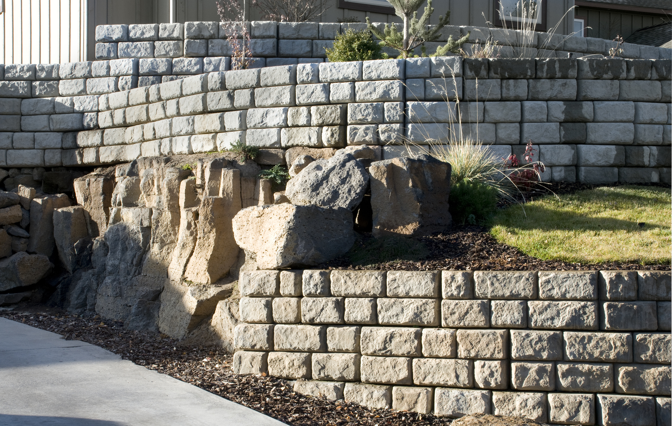 Retaining Wall Installation