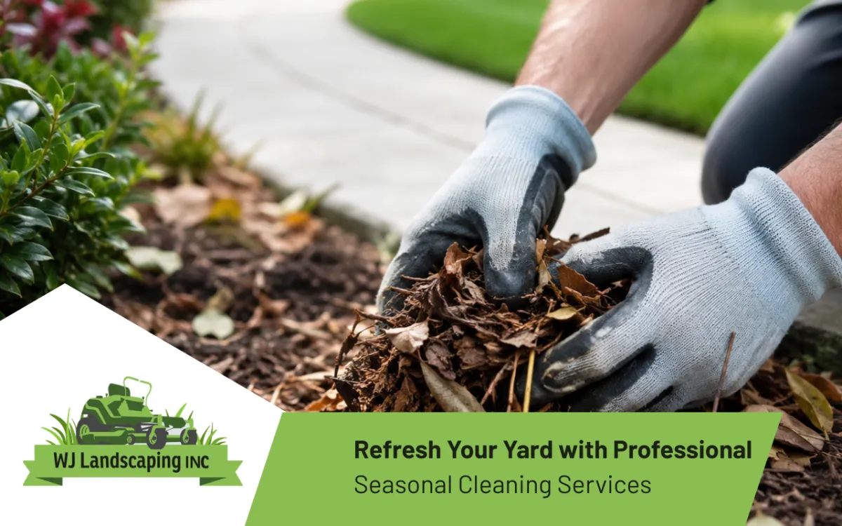 Seasonal cleaning services for a clean and healthy yard