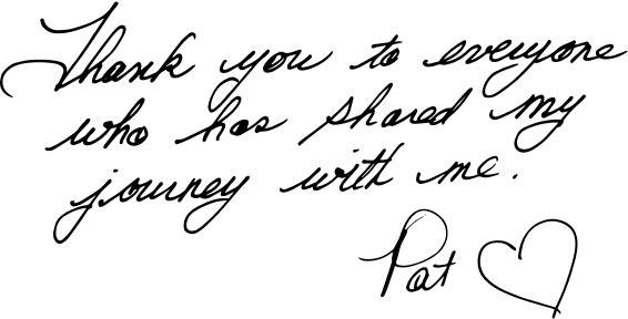 Thank you from Patricia Shibley