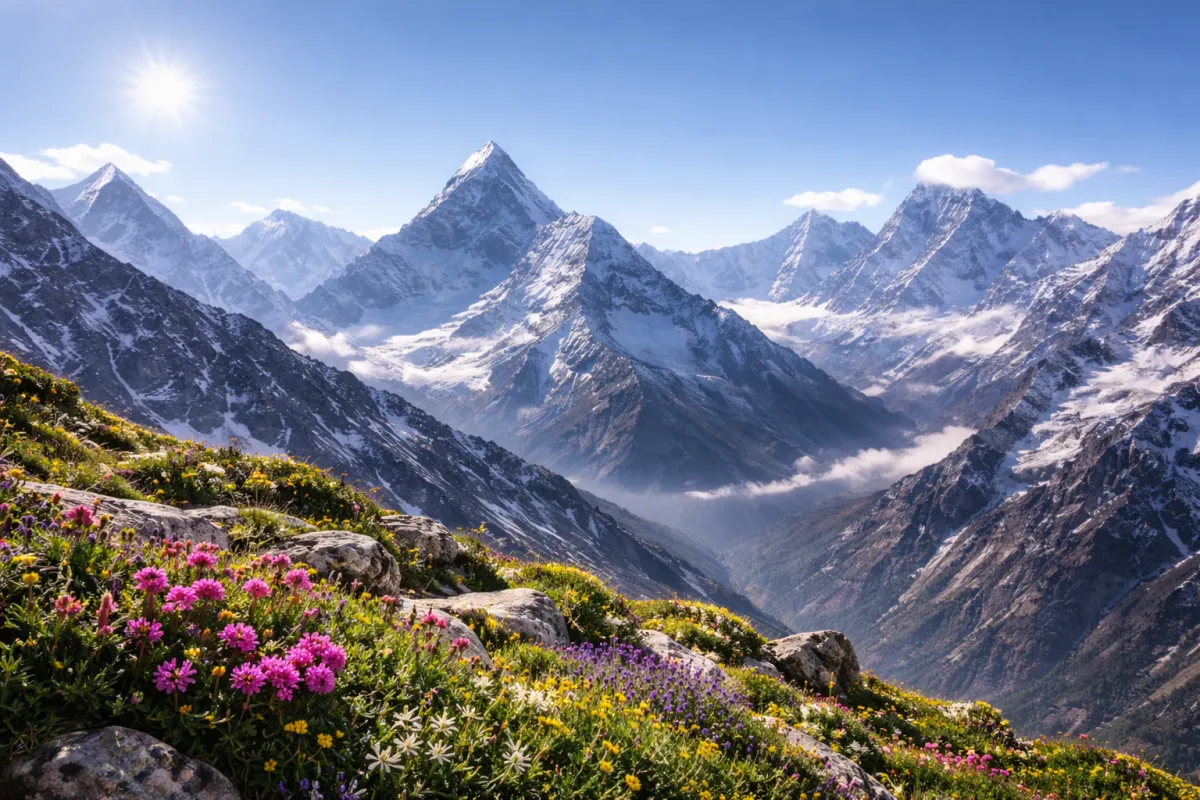 pink green and blue abstract painting