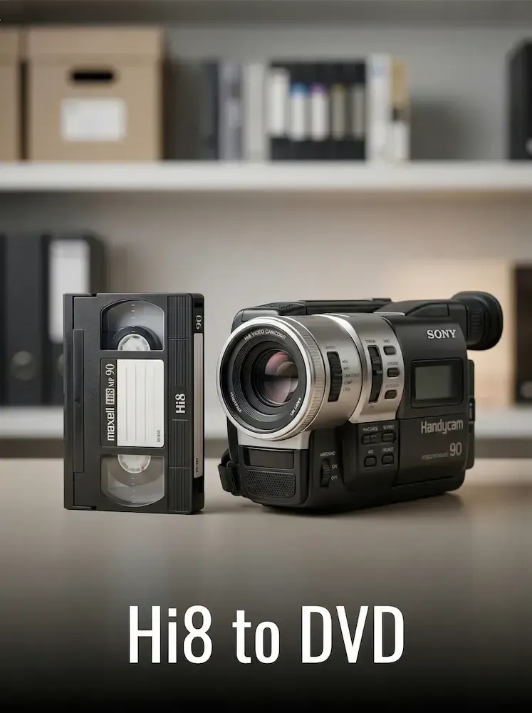 Hi8 camcorder tape for UK Hi8 to DVD conversion