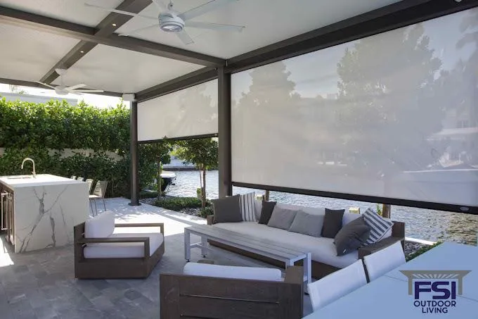 a house with a lot of plants in the yard