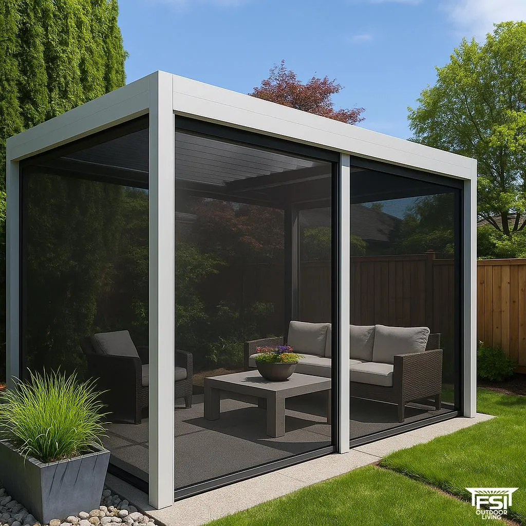 a couple of trees that are in the grass