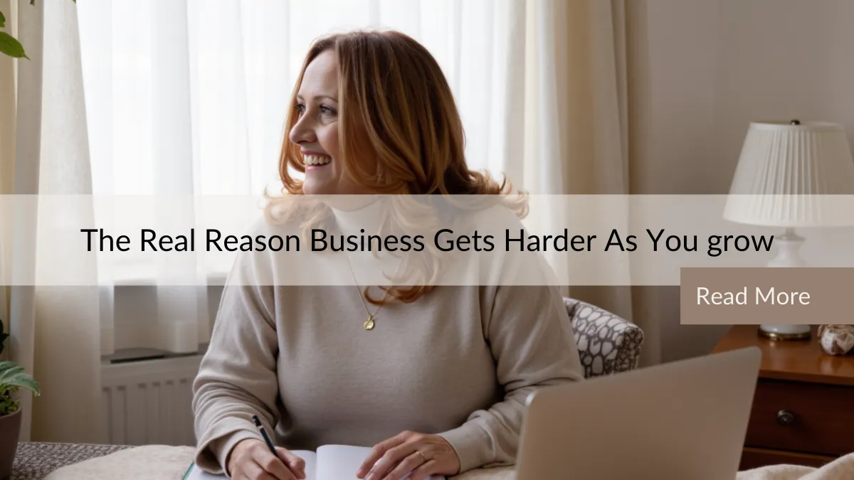 The Real Reason Business Gets Harder As You grow |Susan Francis