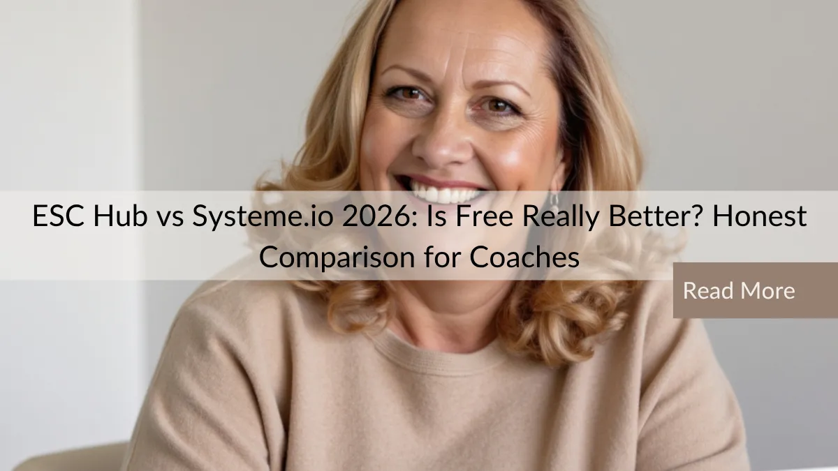 ESC Hub vs Systeme.io 2026: Is Free Really Better? Honest Comparison for Coaches
