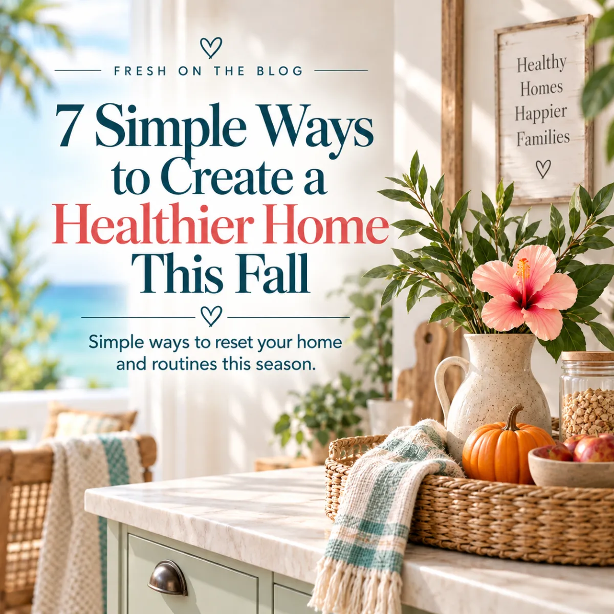7 Simple Ways to Create a Healthier Home This Fall