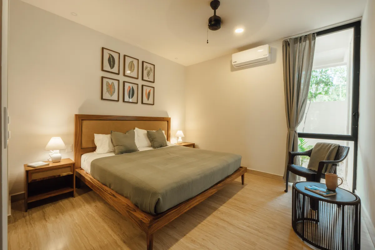 Two Bedroom Condo in Tulum, Mexico | King Size Bed | Tropical Vacation Rentals Mexico