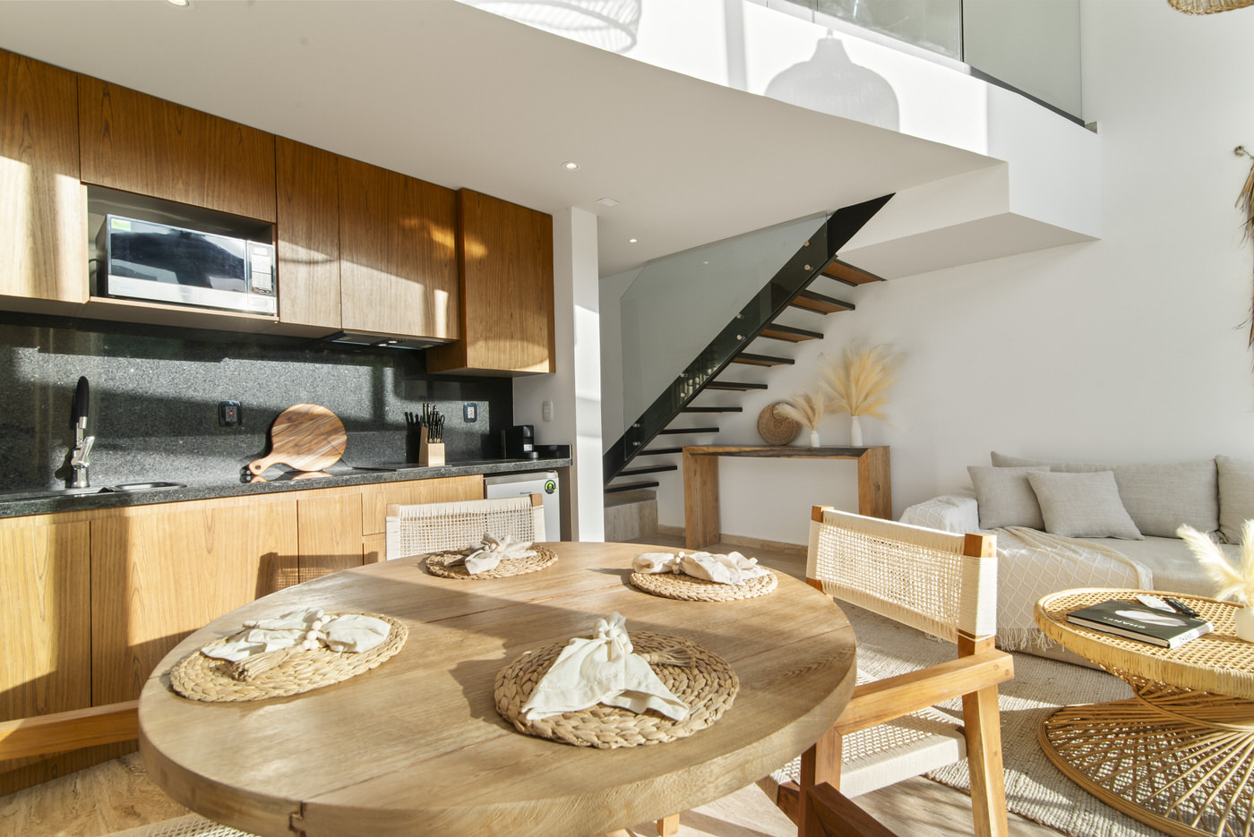 One bedroom loft for 4 guests in Tulum, Mexico | Kitchen | Tropical Vacation Rentals Mexico