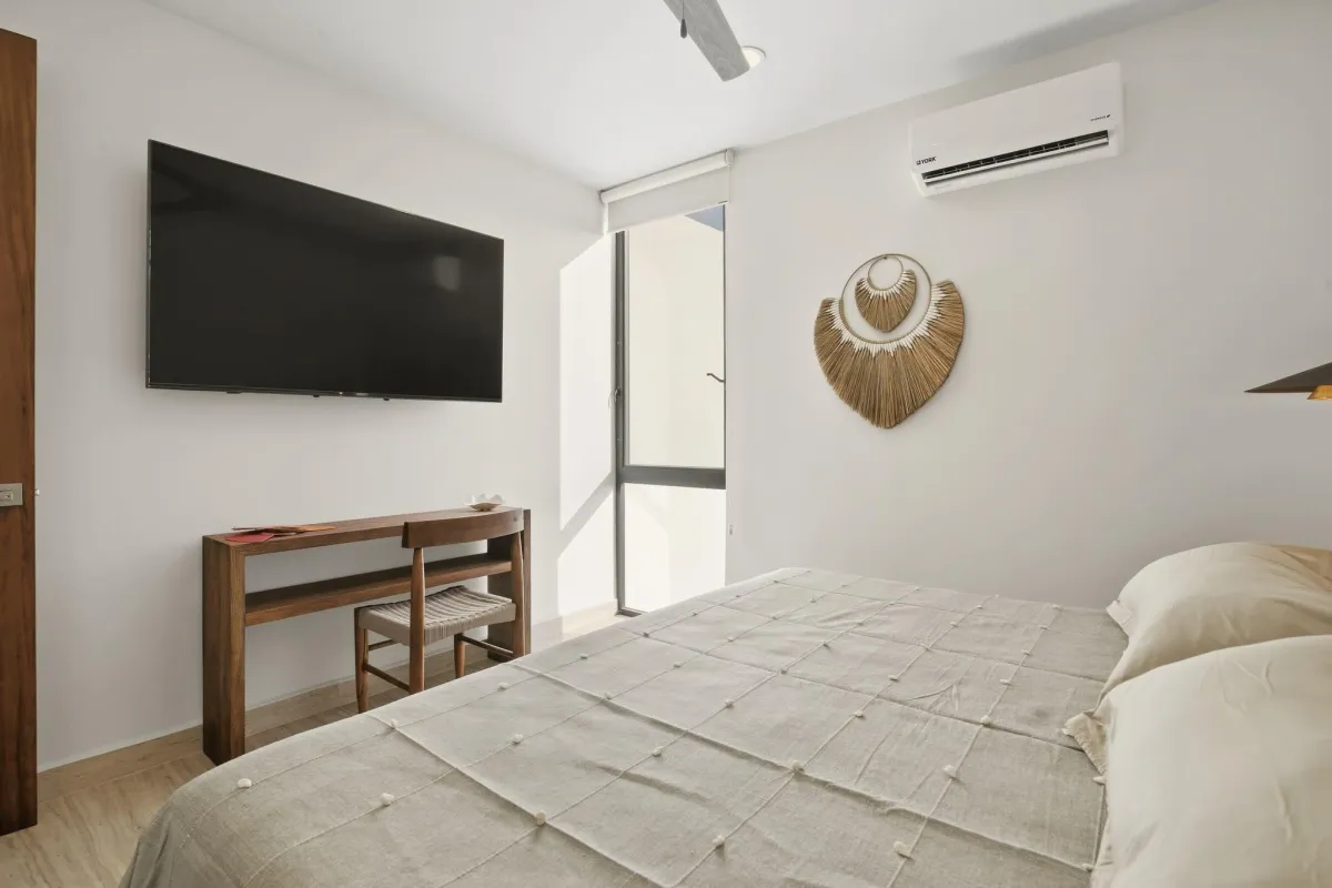 3-Bed Condo with Private Pool in Tulum, Mexico | Smart TV in Master Bedroom | Tropical Vacation Rentals Mexico