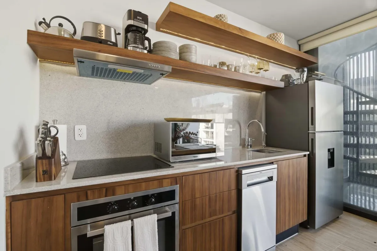 3-Bed Condo with Private Pool in Tulum, Mexico | Electric Stovetop | Tropical Vacation Rentals Mexico 