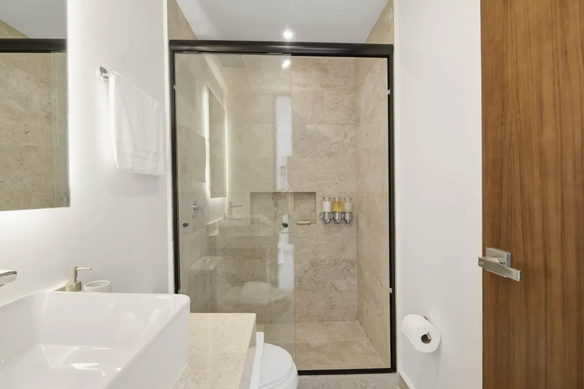 3-Bed Condo with Private Pool in Tulum, Mexico | Hotel Like Bathrooms | Tropical Vacation Rentals Mexico