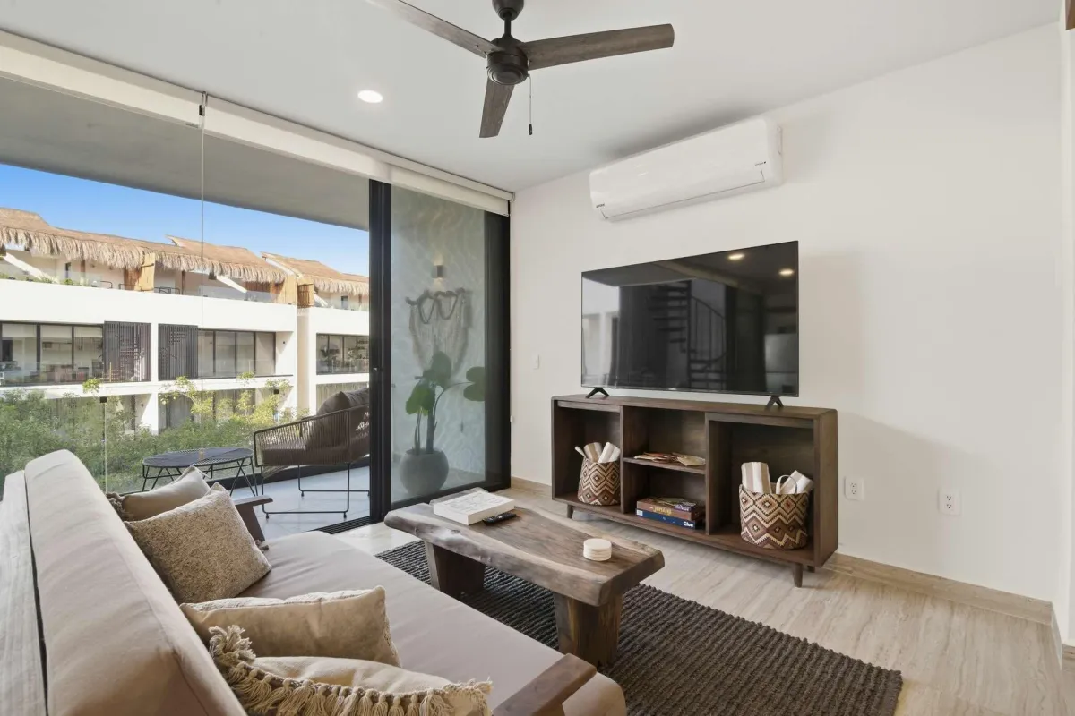 3-Bed Condo with Private Pool in Tulum, Mexico | Smart TV | Tropical Vacation Rentals Mexico 