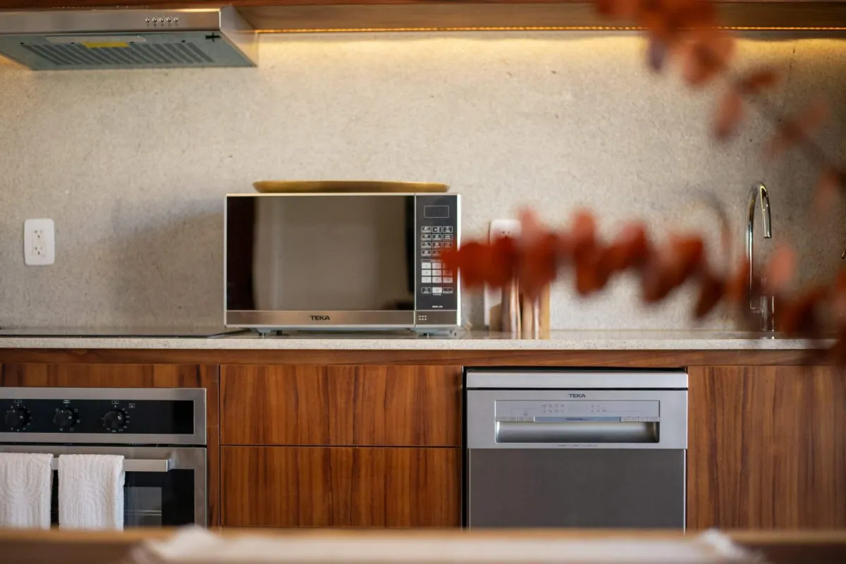 3-Bed Condo with Private Pool in Tulum, Mexico | Microwave | Tropical Vacation Rentals Mexico