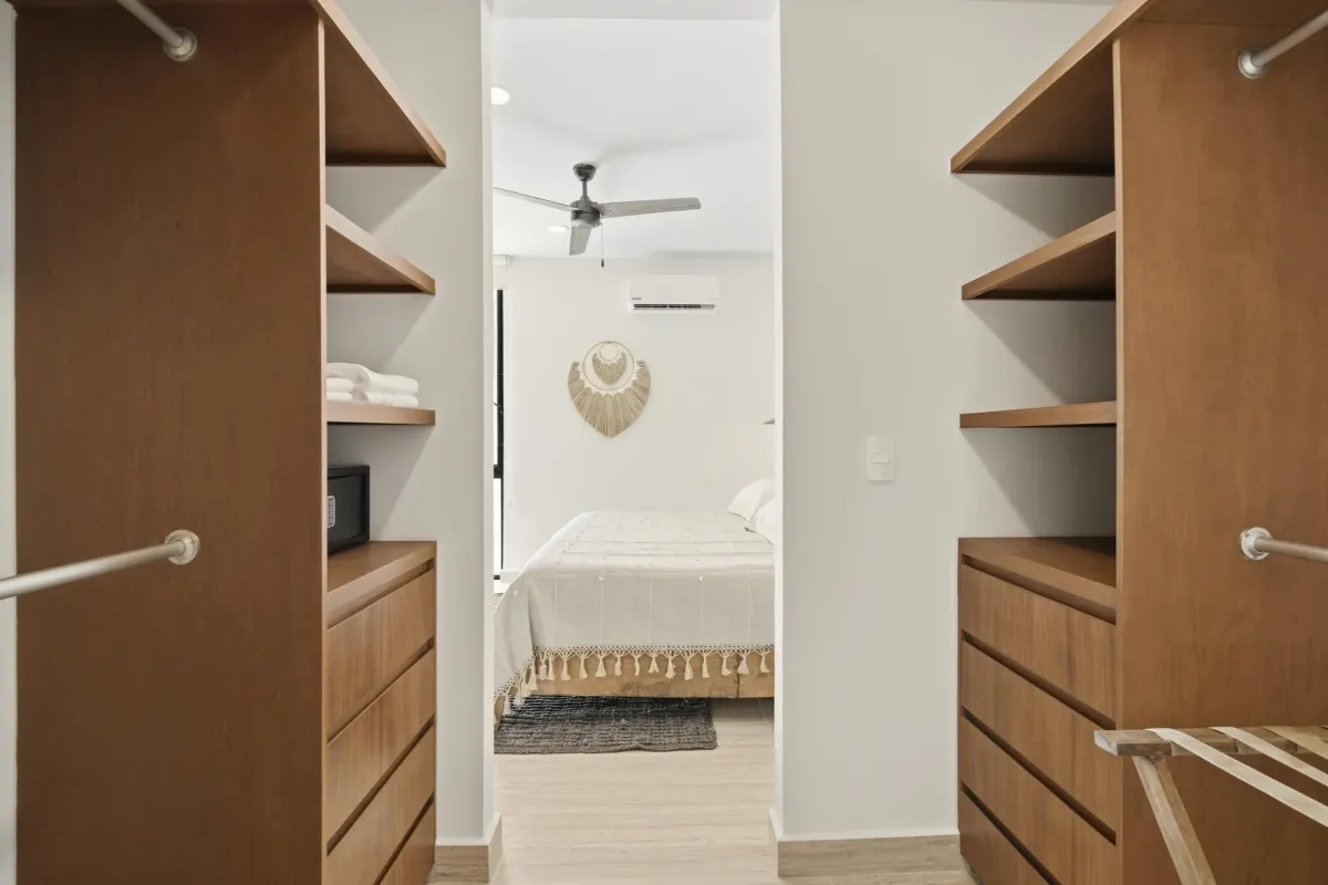 3-Bed Condo with Private Pool in Tulum, Mexico | Walk in Closet  | Tropical Vacation Rentals Mexico