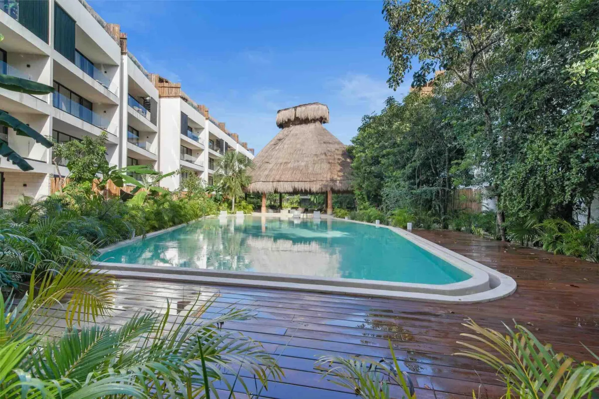 2-Bed Condo for 6 guests in Tulum, Mexico | Garden Pool & Gazebo| Tropical Vacation Rentals Mexico
