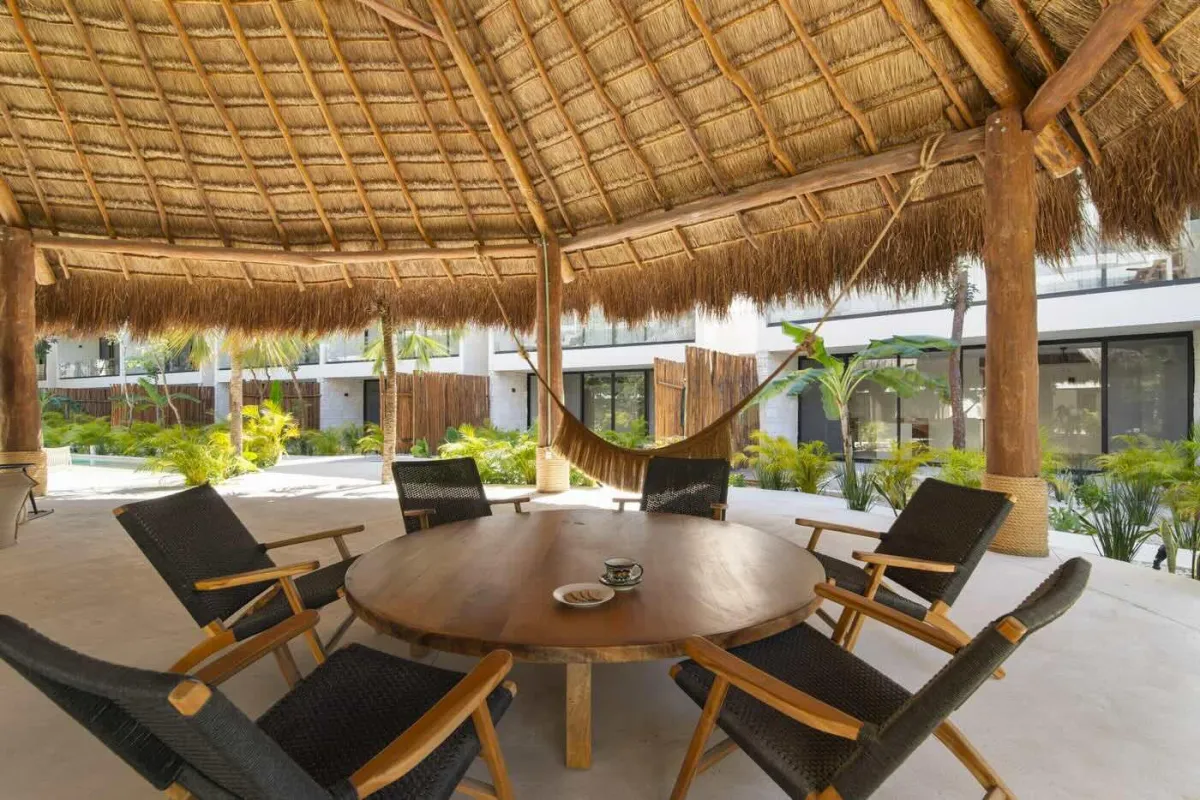 2-Bed Condo for 6 guests in Tulum, Mexico | Garden Gazebo | Tropical Vacation Rentals Mexico