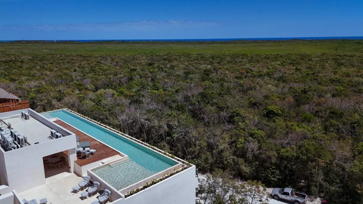 2-Bed Condo for 6 guests in Tulum, Mexico | Rooftop Pool | Tropical Vacation Rentals Mexico
