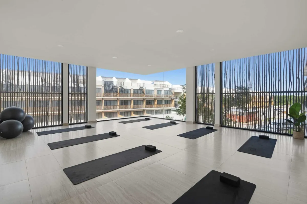 2-Bed Condo for 6 guests in Tulum, Mexico | Yoga Room | Tropical Vacation Rentals Mexico