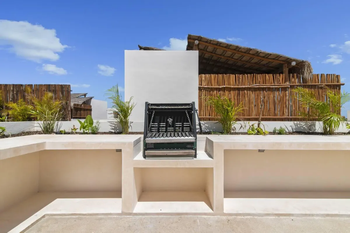 2-Bed Condo for 6 guests in Tulum, Mexico | BBQ | Tropical Vacation Rentals Mexico