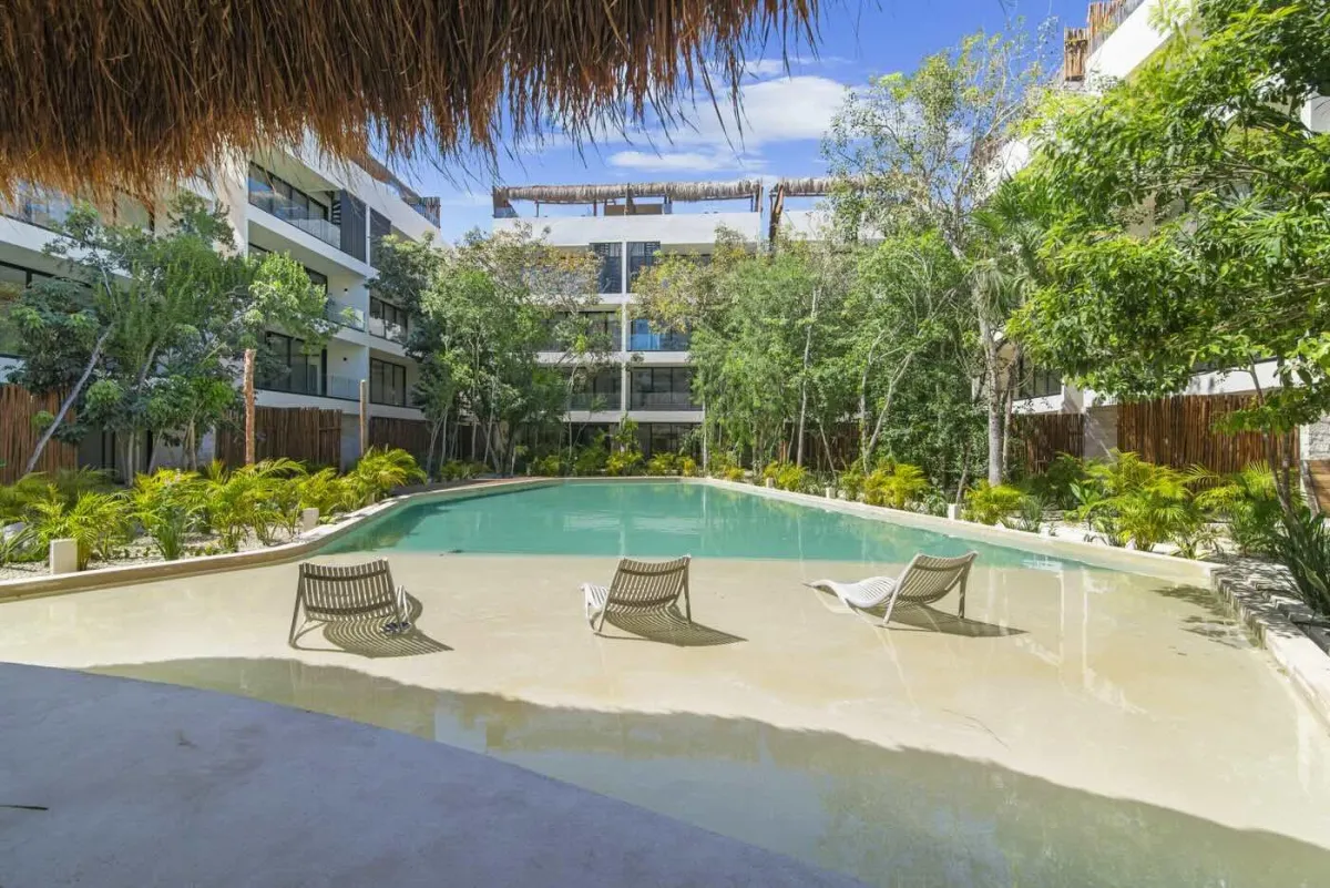 2-Bed Condo for 6 guests in Tulum, Mexico | Garden Pool | Tropical Vacation Rentals Mexico